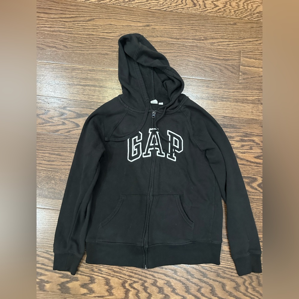 GAP Black Hoodie Jacket